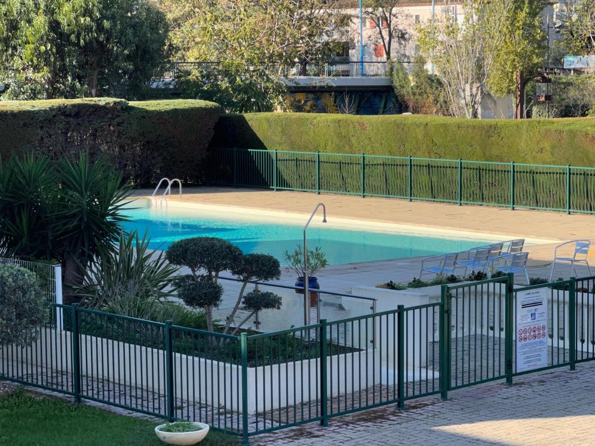 T2 Avec Veranda Et Piscine A Mandelieu La Napoule Exterior foto